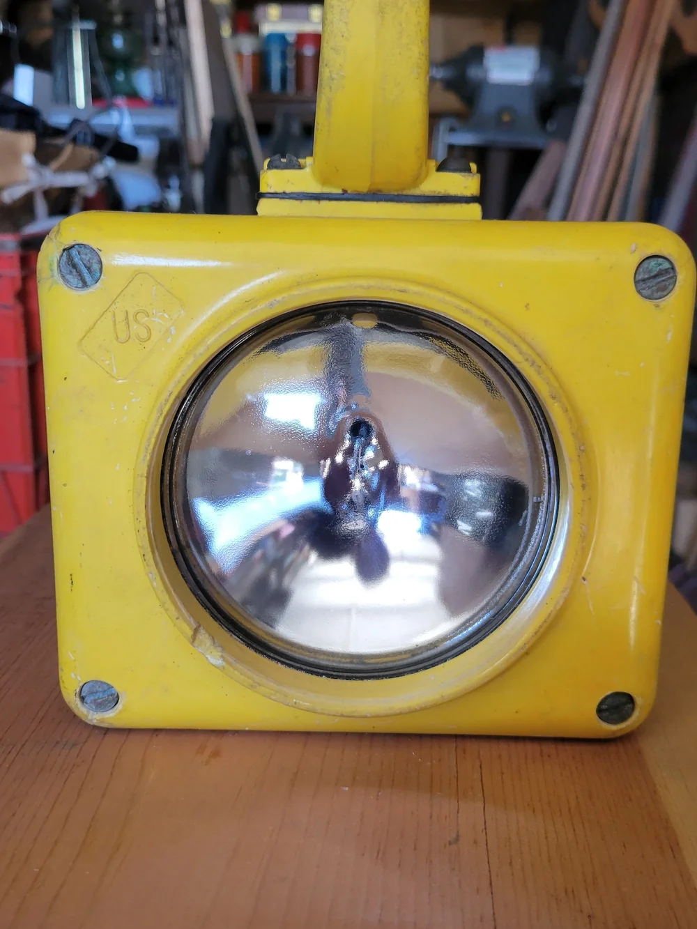 Vintage Navy Spot Light